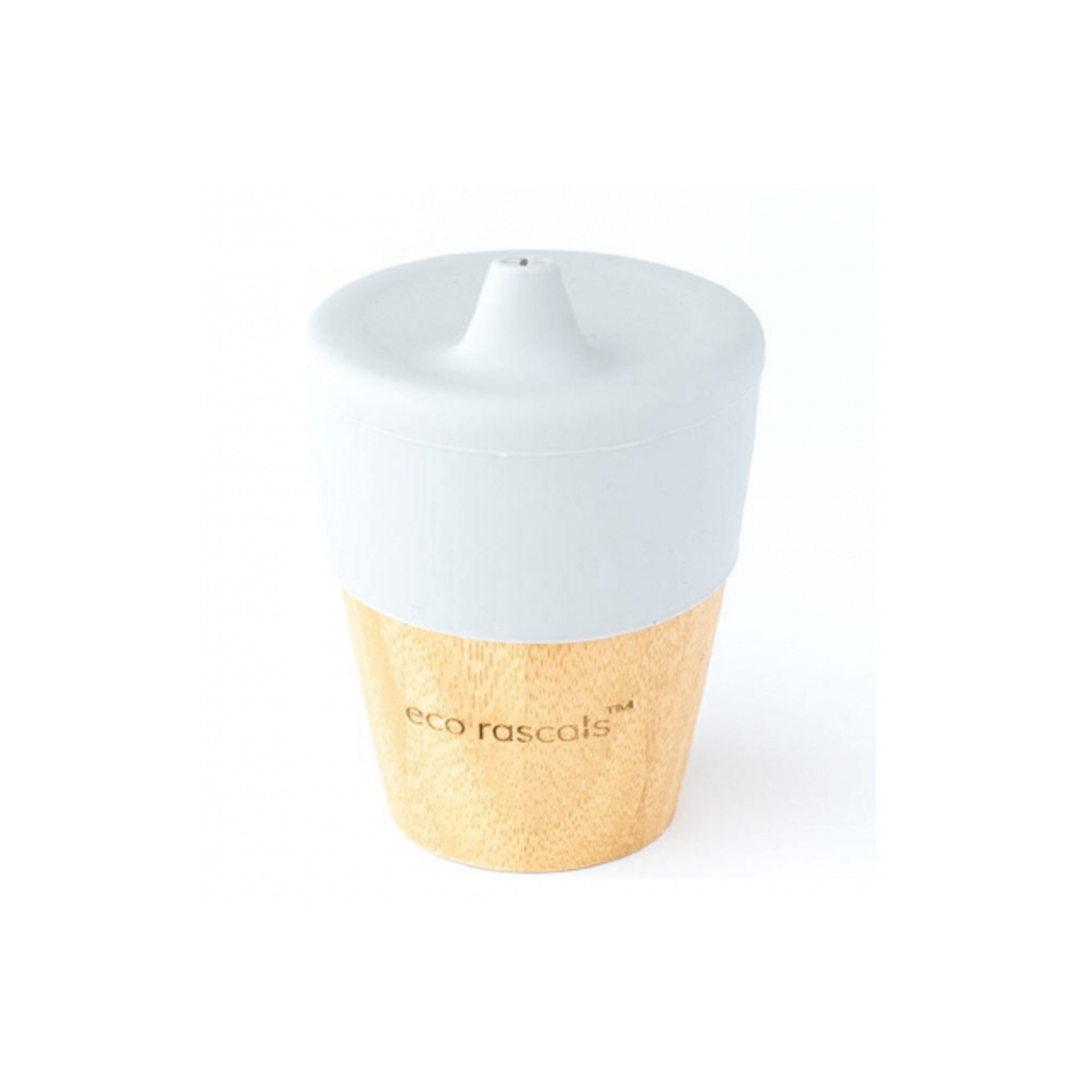 Pahar din bambus mic 190 ml, gri, eco rascals fotografia produsului