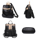 Rucsac dama Amina GT1464, antifurt, model negru fotografia produsului View 6 S