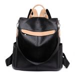 Rucsac dama Amina GT1464, antifurt, model negru fotografia produsului