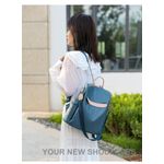 Rucsac dama Amina GT1463, antifurt, model albastru fotografia produsului View 7 S