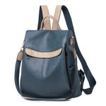 Rucsac dama Amina GT1463, antifurt, model albastru fotografia produsului