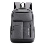 Rucsac pentru barbati Kayden GT1474, cu port USB, gri fotografia produsului
