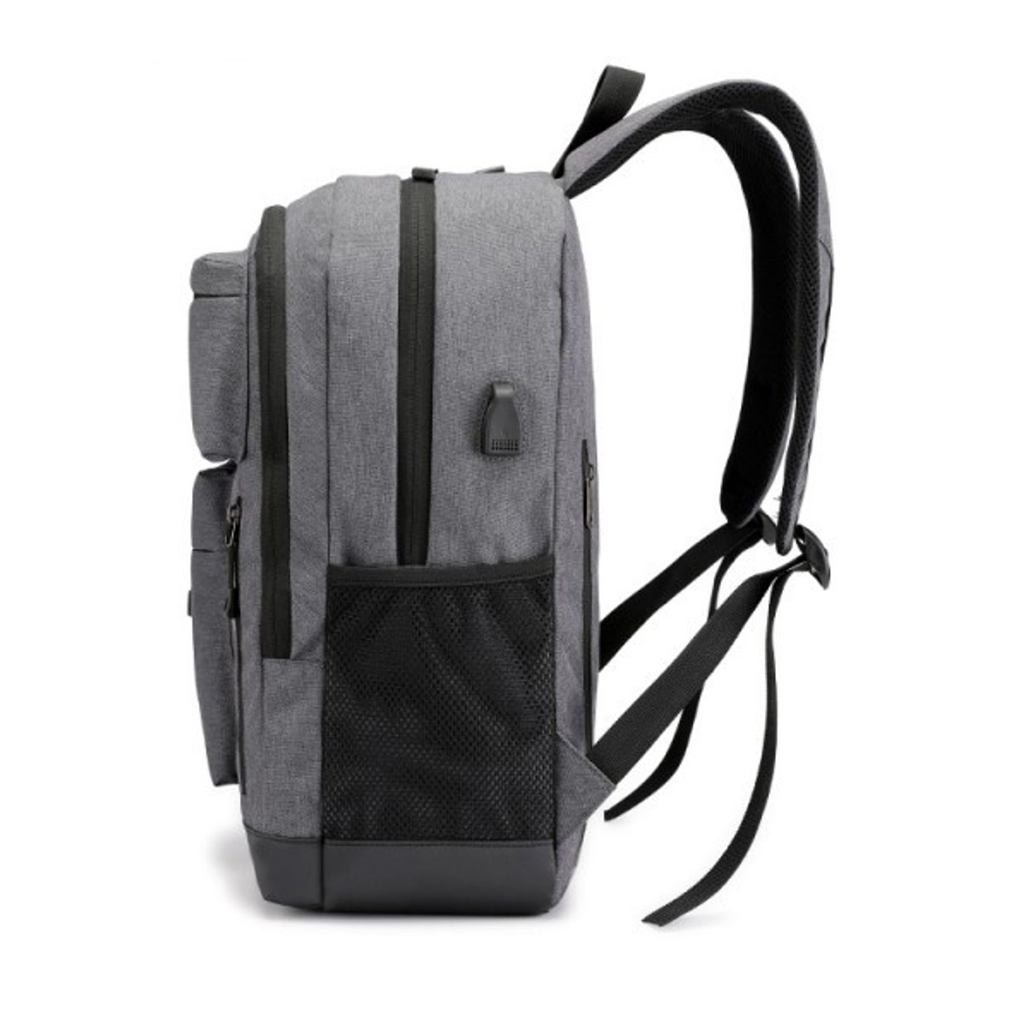 Rucsac pentru barbati Kayden GT1474, cu port USB, gri fotografia produsului View 4 L