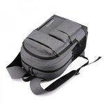 Rucsac pentru barbati Kayden GT1474, cu port USB, gri fotografia produsului View 3 S