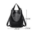 Rucsac dama Gracelyn GT1459, model negru fotografia produsului View 6 S
