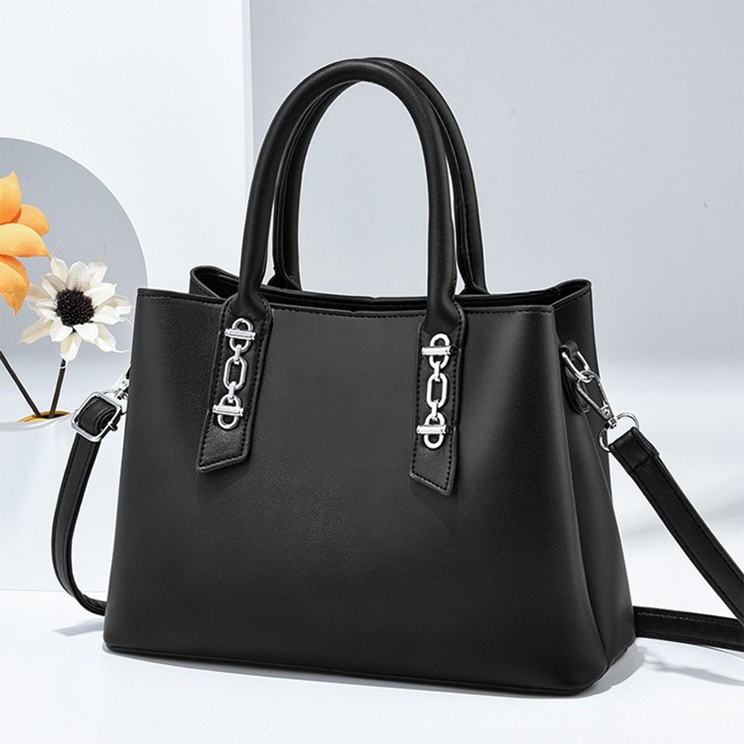 Geanta dama GT1672 Doria, negru fotografia produsului