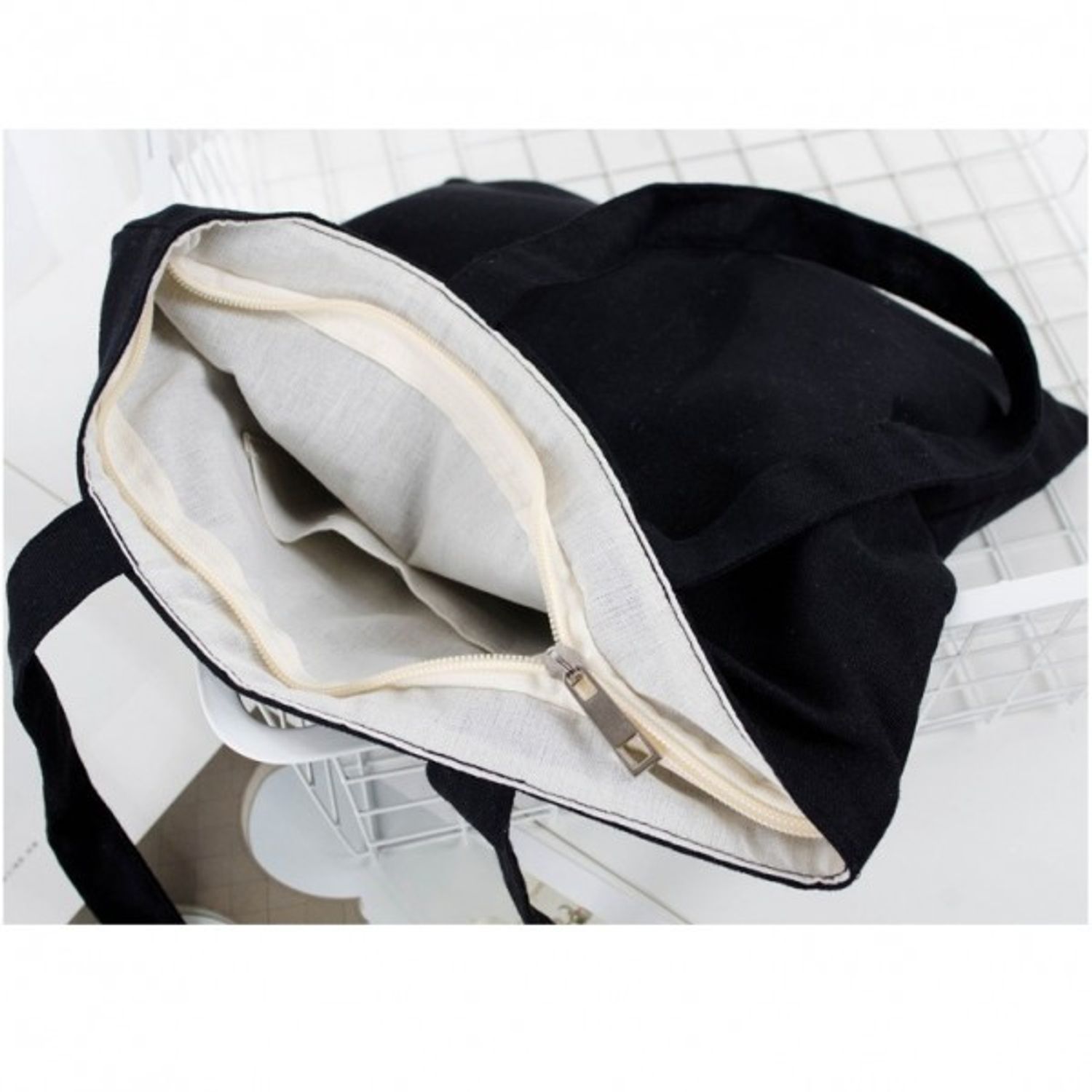 Geanta dama, Fabia GT1606, Textil, Negru fotografia produsului View 2 L