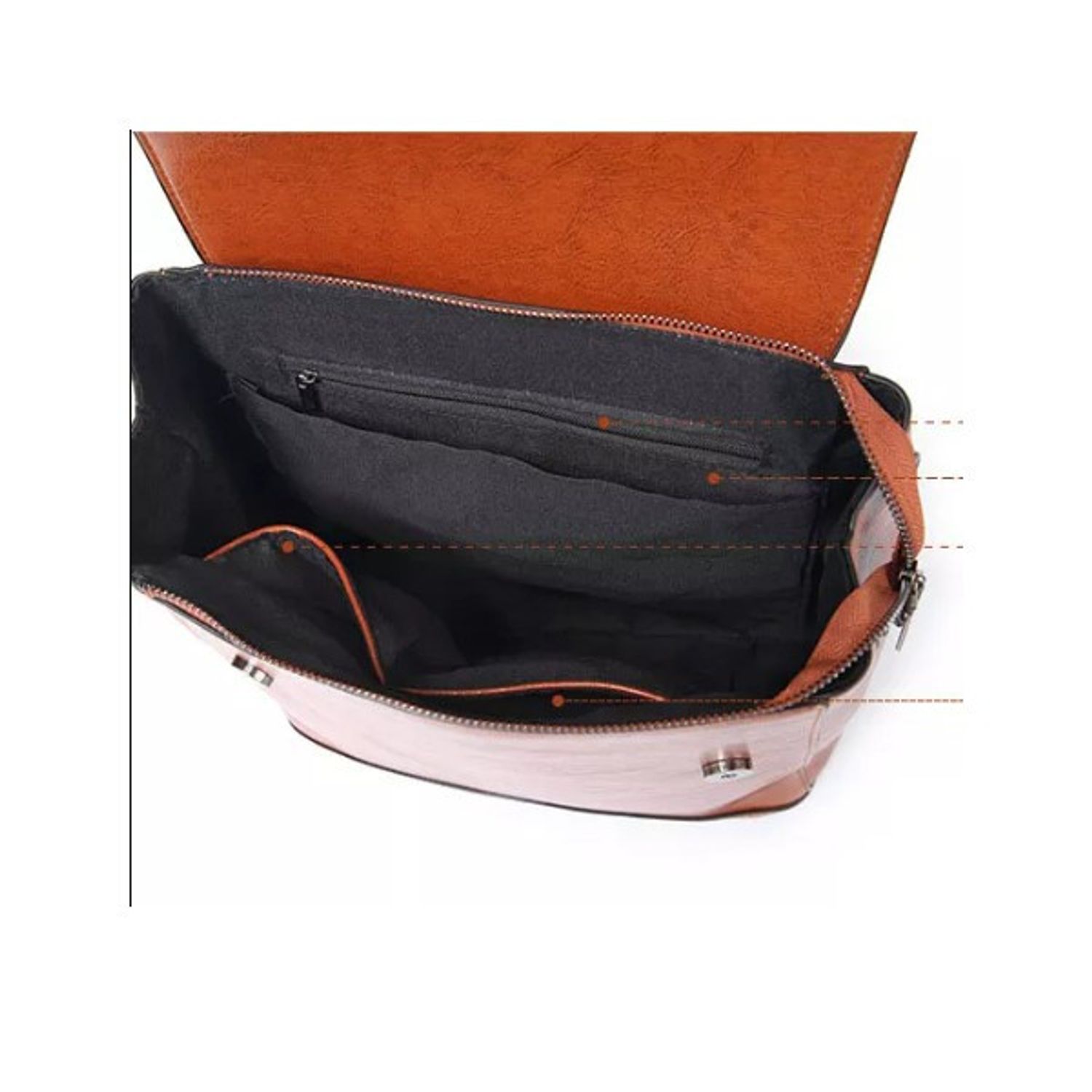 Rucsac dama GT1611 Adela, Bordo fotografia produsului View 3 L