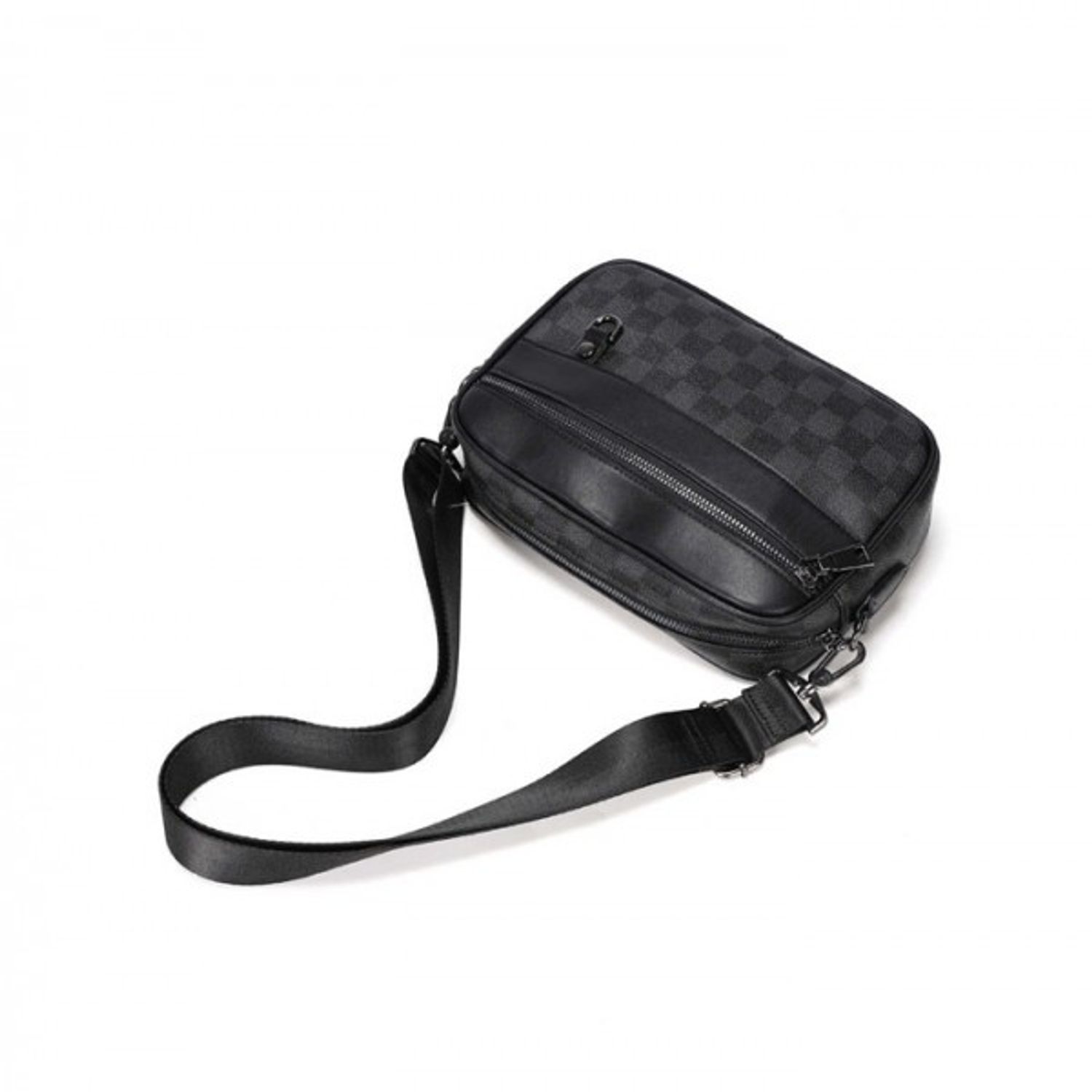 Geanta de umar pentru barbati, Alex GT1392, model negru fotografia produsului View 3 L