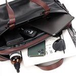 Servieta pentru barbati, Alecu GT1440, model negru fotografia produsului View 6 S