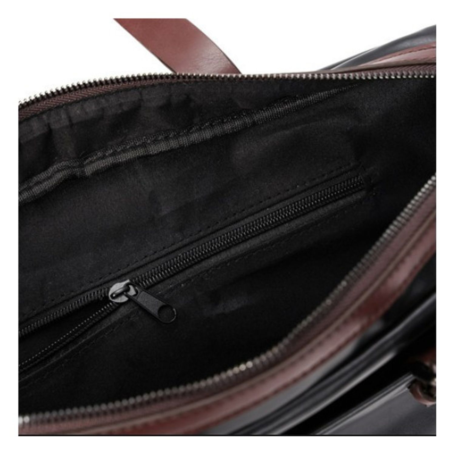 Servieta pentru barbati, Alecu GT1440, model negru fotografia produsului View 4 L