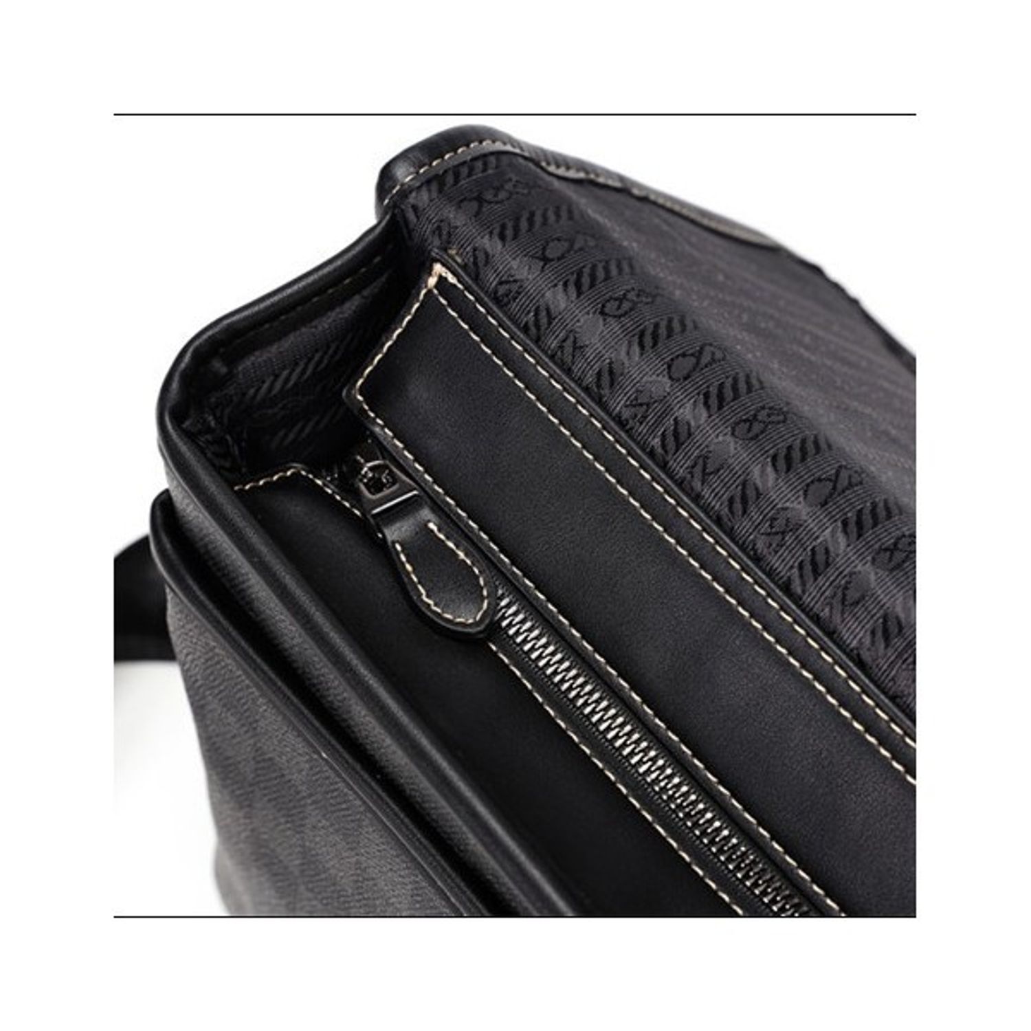 Geanta de umar pentru barbati, Evan GT1393, model negru fotografia produsului View 4 L