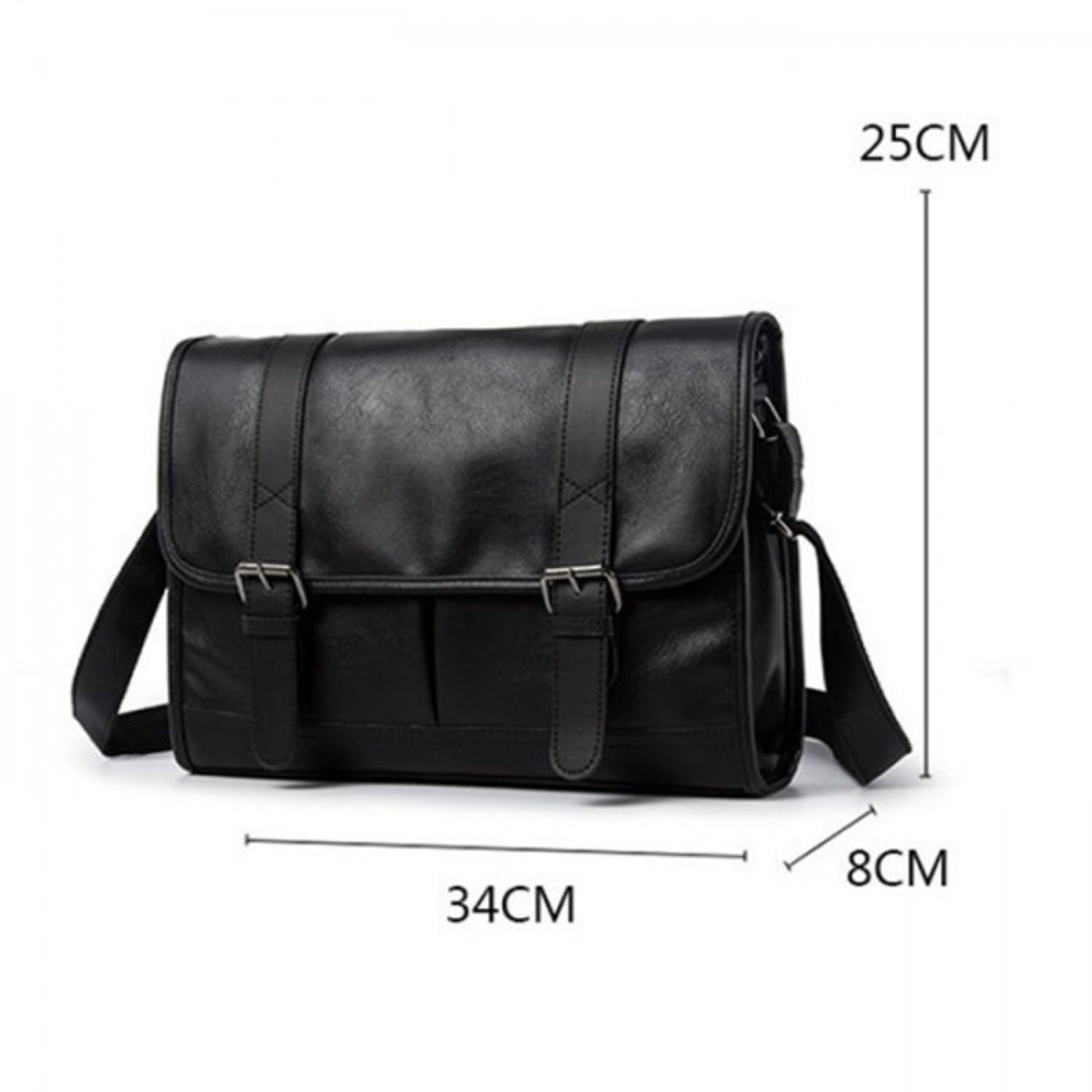 Geanta de umar pentru barbati, Jack GT1406, model negru fotografia produsului View 3 L