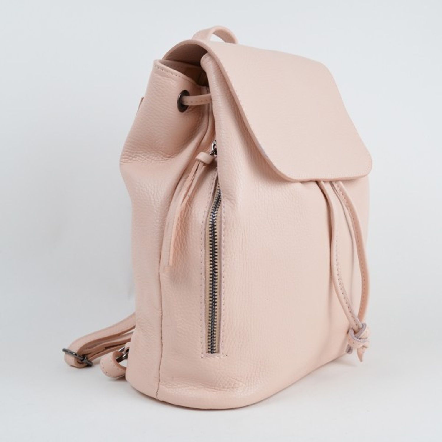 Rucsac dama Zelinda GT1202, piele naturala, roz fotografia produsului View 4 L