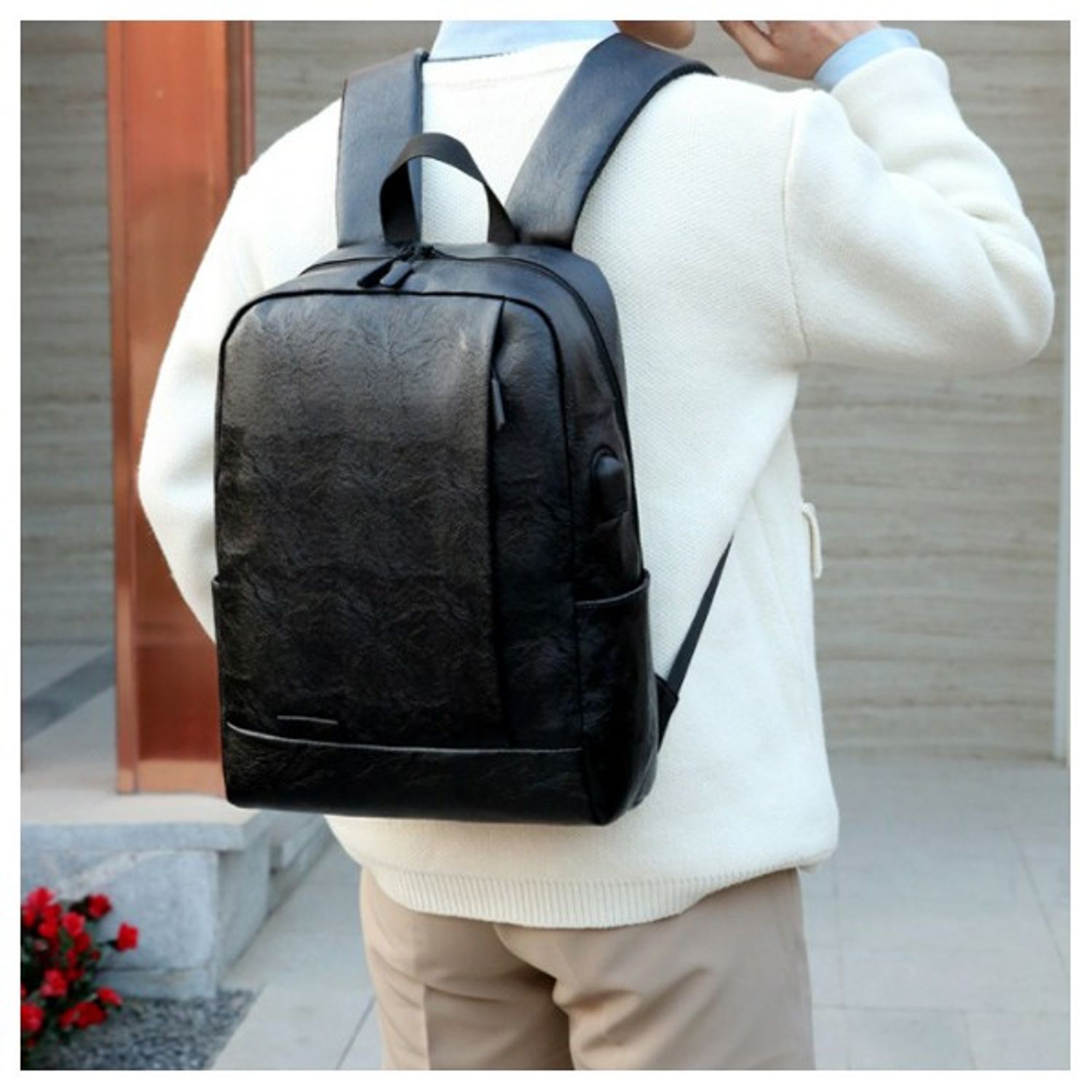 Rucsac pentru barbati, Daniel GT1359, negru fotografia produsului View 6 L
