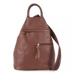 Rucsac dama Stacia GT1498, piele naturala,maro fotografia produsului