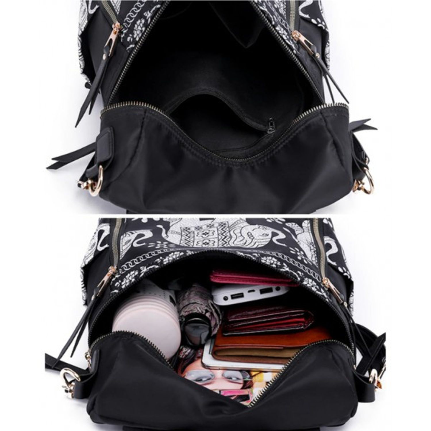 Rucsac dama Raelyn GT1466, model negru fotografia produsului View 7 L
