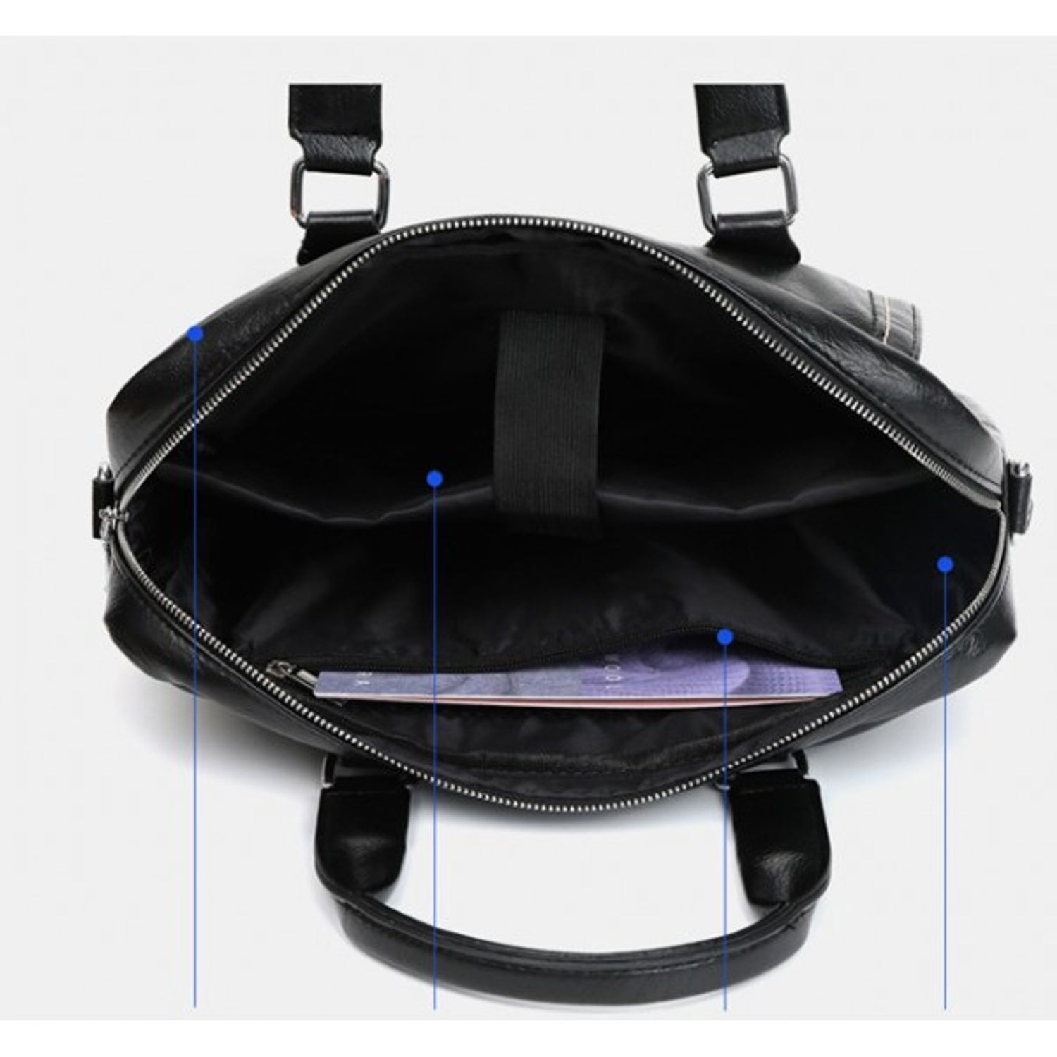 Servieta pentru barbati, Kiam GT1433, model negru fotografia produsului View 4 L
