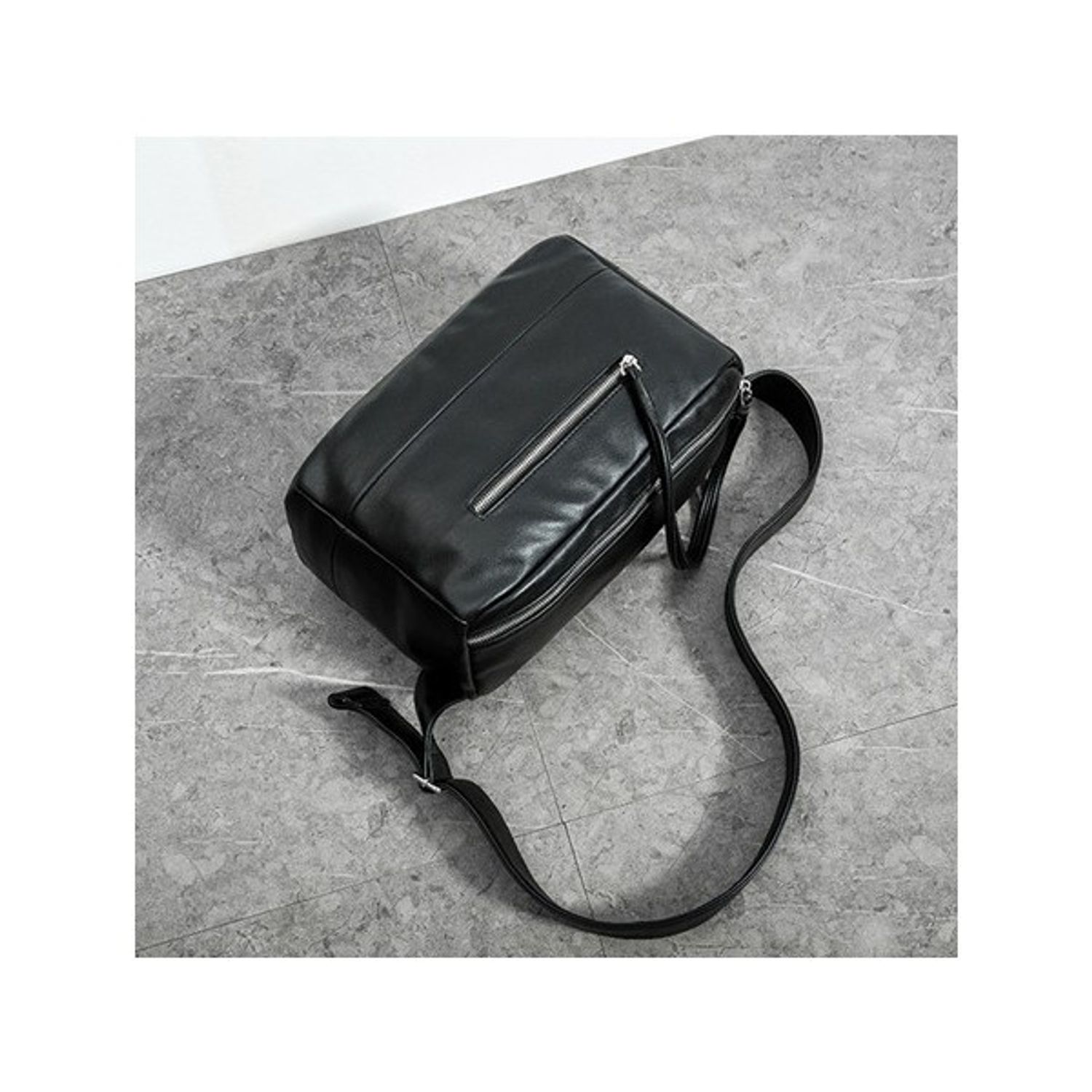 Borseta pentru barbati, Noah GT1395, model negru fotografia produsului View 5 L