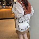Geanta dama Milly GT1684, piele naturala, bej fotografia produsului View 2 S