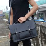 Servieta pentru barbati, David GT1435, model negru fotografia produsului View 4 S