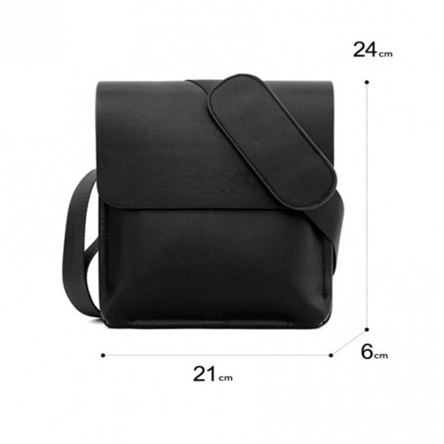 Geanta de umar pentru barbati, Thomas GT1409, model negru fotografia produsului View 3 L
