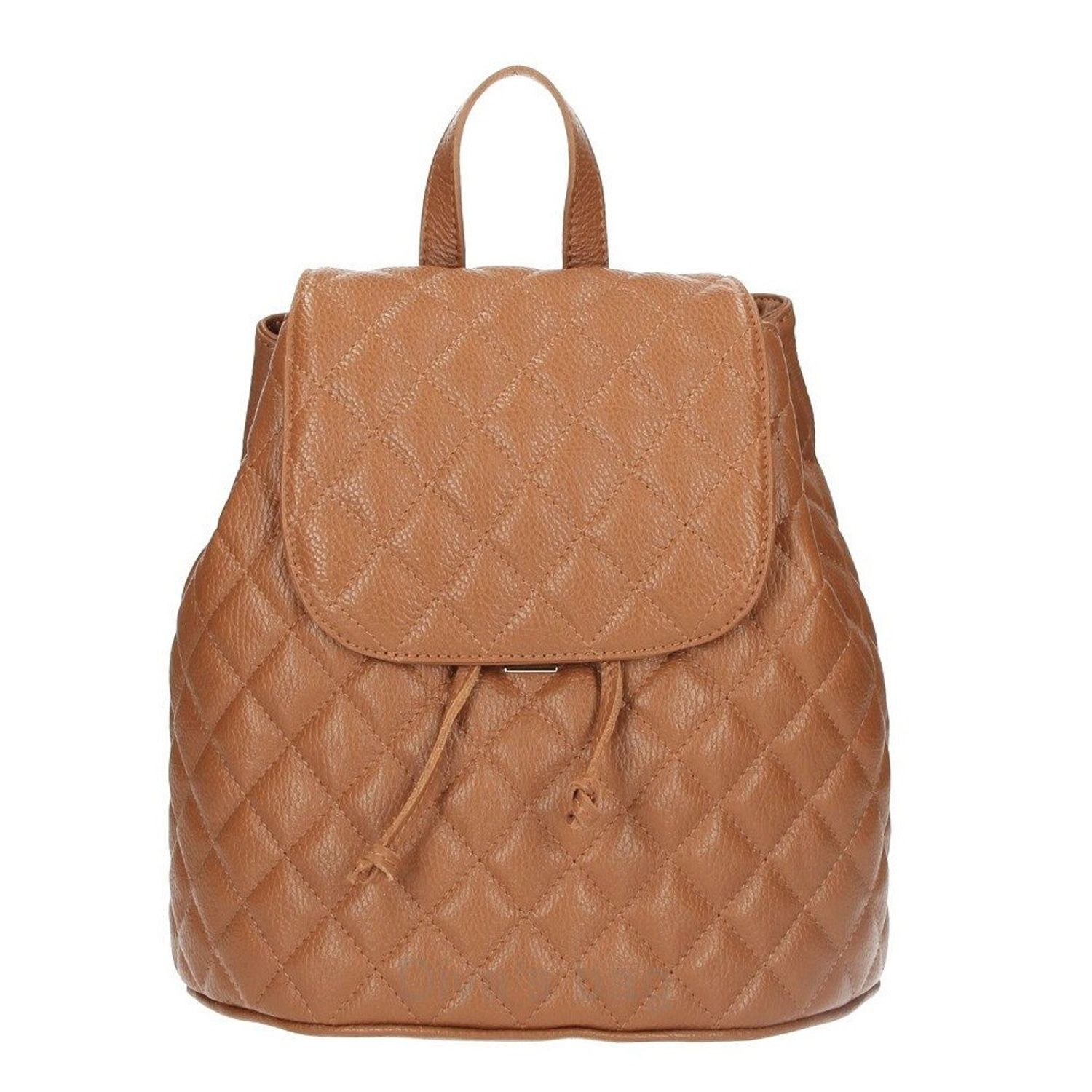 Rucsac dama Matilda GT1450, piele naturala, cognac fotografia produsului