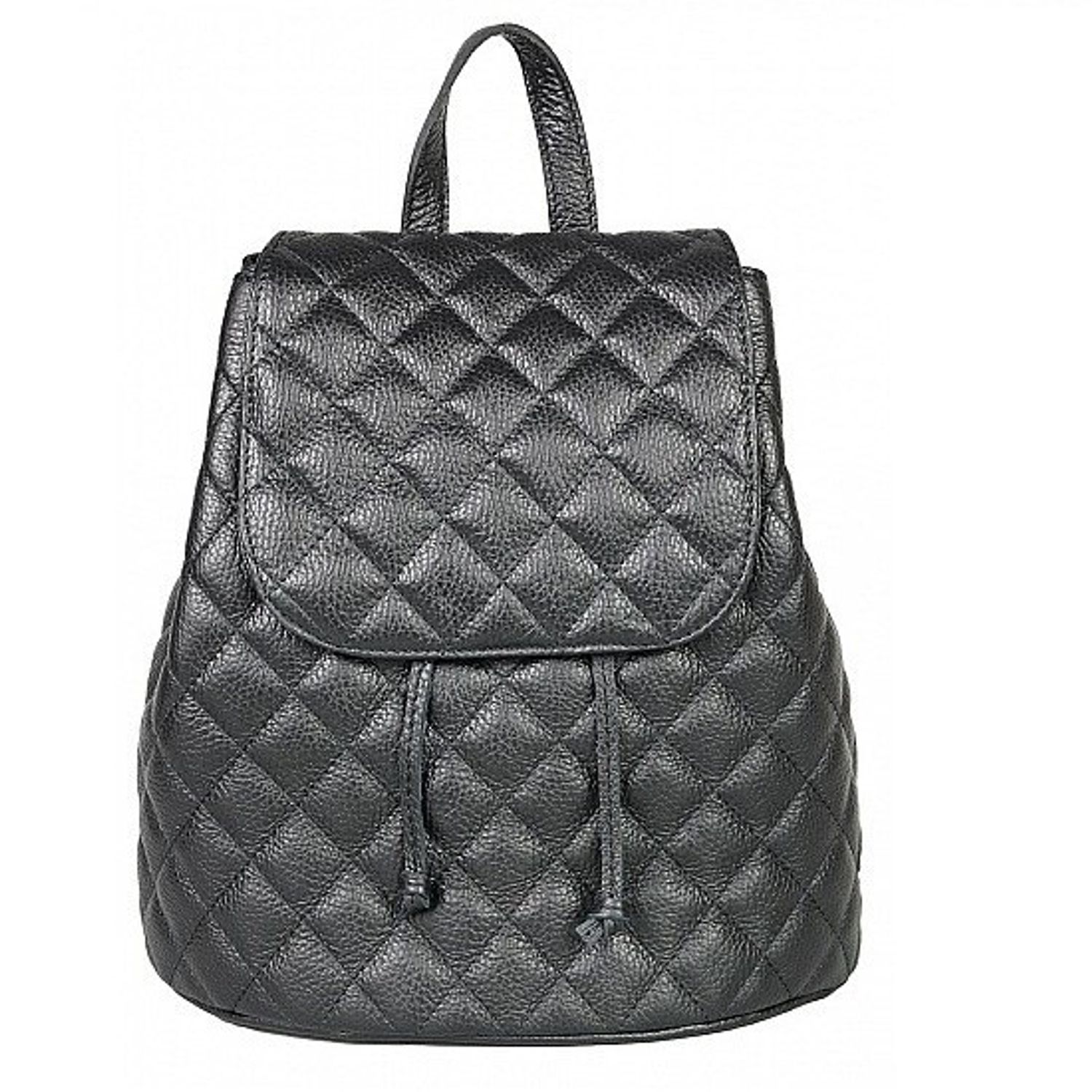 Rucsac dama Matilda GT1451, piele naturala, negru fotografia produsului