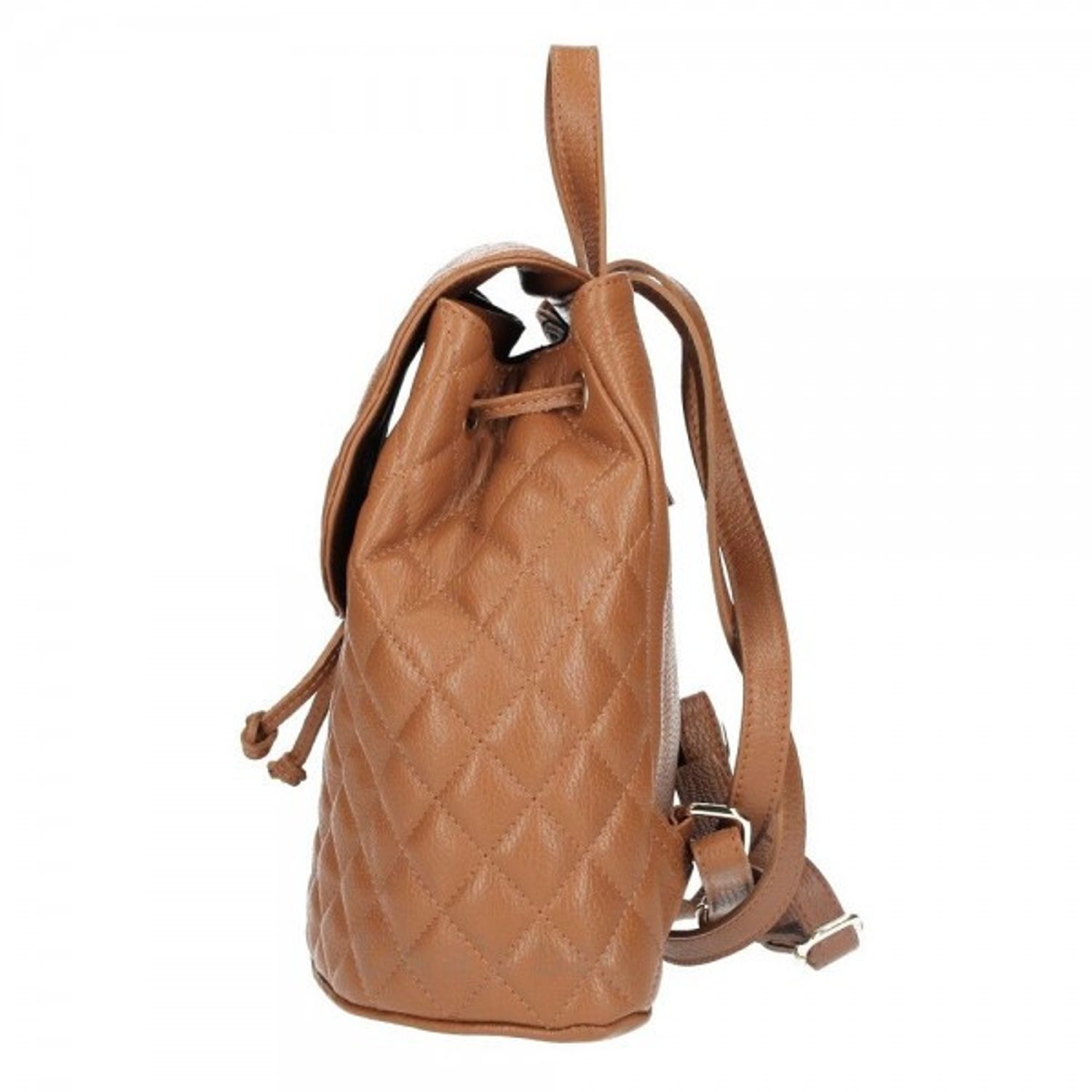 Rucsac dama Matilda GT1450, piele naturala, cognac fotografia produsului View 5 L