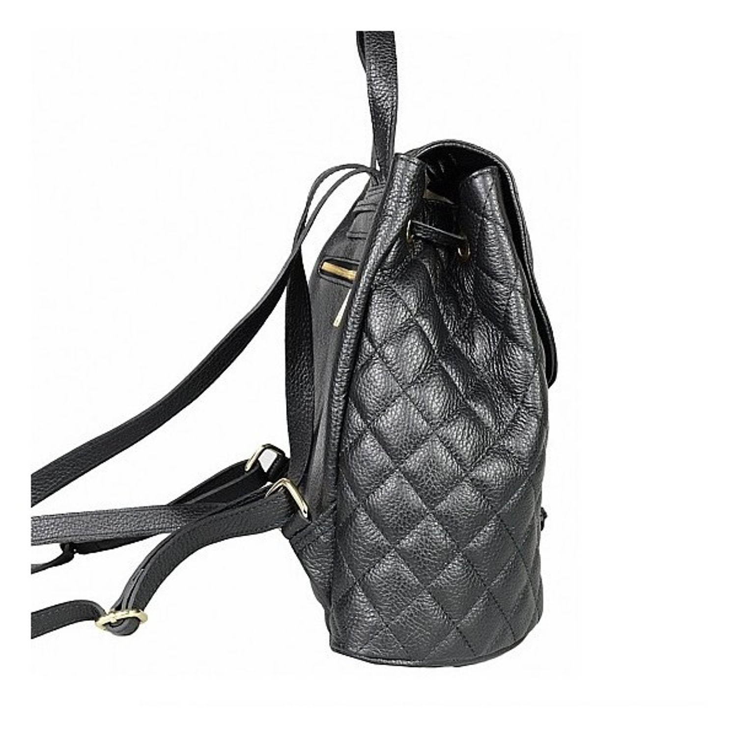 Rucsac dama Matilda GT1451, piele naturala, negru fotografia produsului View 2 L
