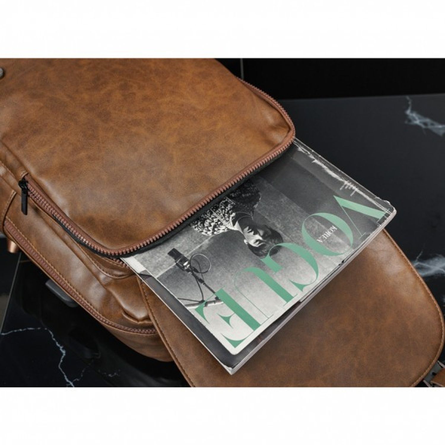 Rucsac pentru barbati, Oliver GT1355, maro fotografia produsului View 6 L