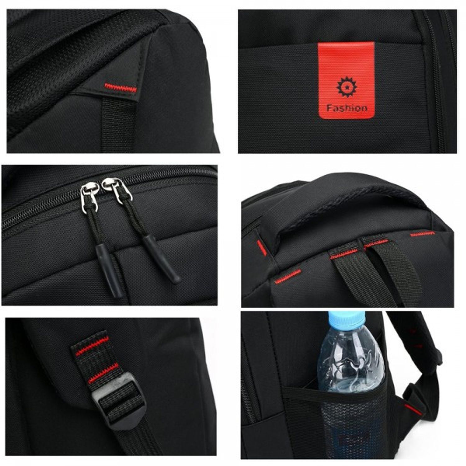 Rucsac pentru barbati, Elias GT1486, multifunctional, laptop, calatorii, negru fotografia produsului View 5 L