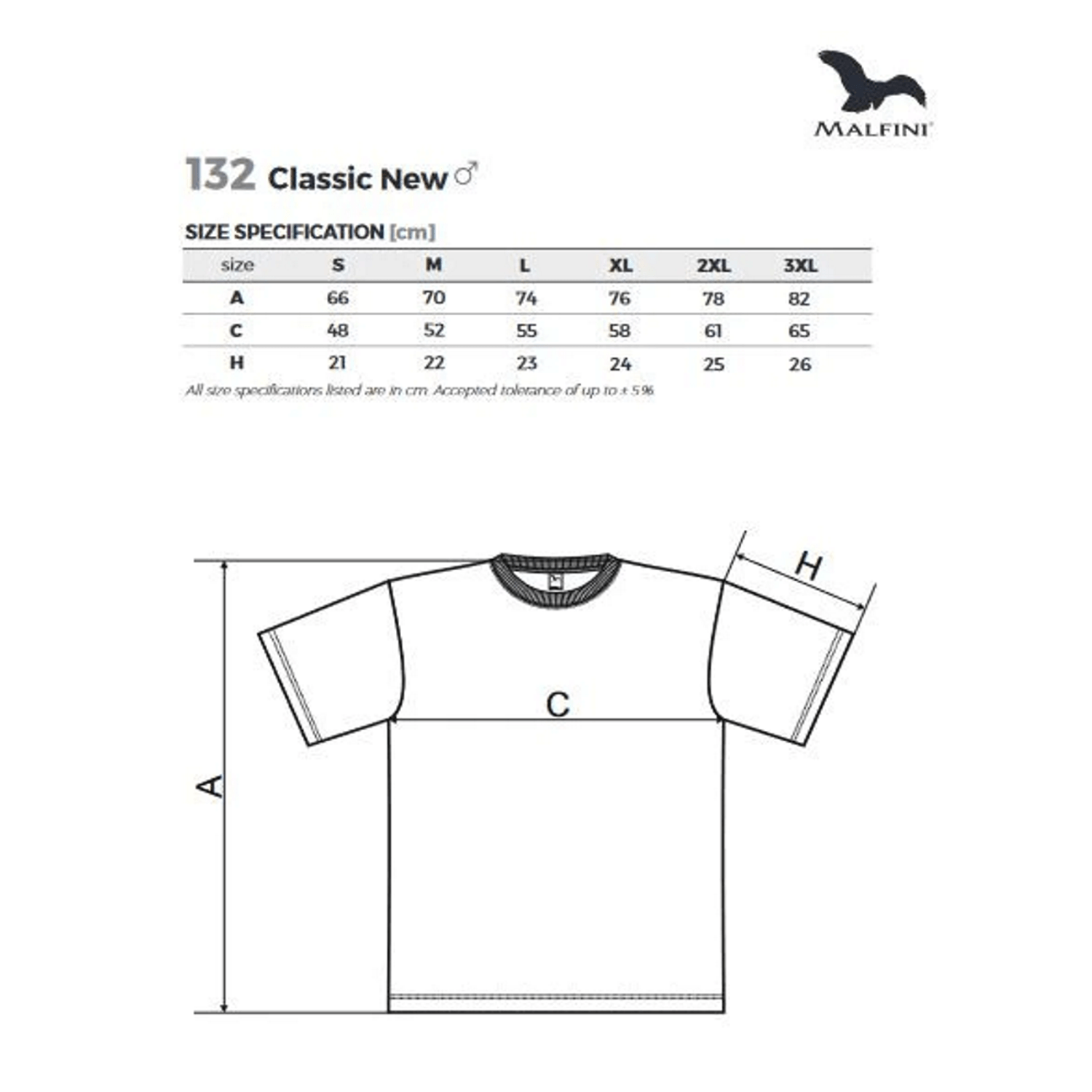 Tricou  pentru barbati cu imprimeu Kent, Alb, 3XL fotografia produsului View 5 L