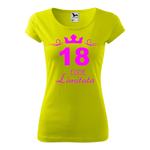 Tricou Dama, Personalizat "18 ani editie limitata", Verde, Marime XS fotografia produsului