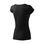 Tricou Dama, Personalizat "Bride v1", Negru, Marime M fotografia produsului View 3 S