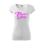 Tricou Dama, Personalizat "Bride's girls", Alb, Marime XS fotografia produsului