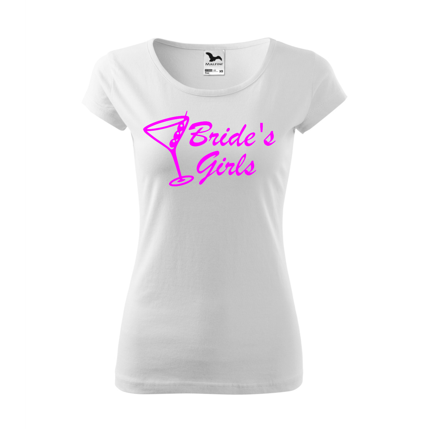 Tricou Dama, Personalizat "Bride's girls", Alb, Marime XS fotografia produsului