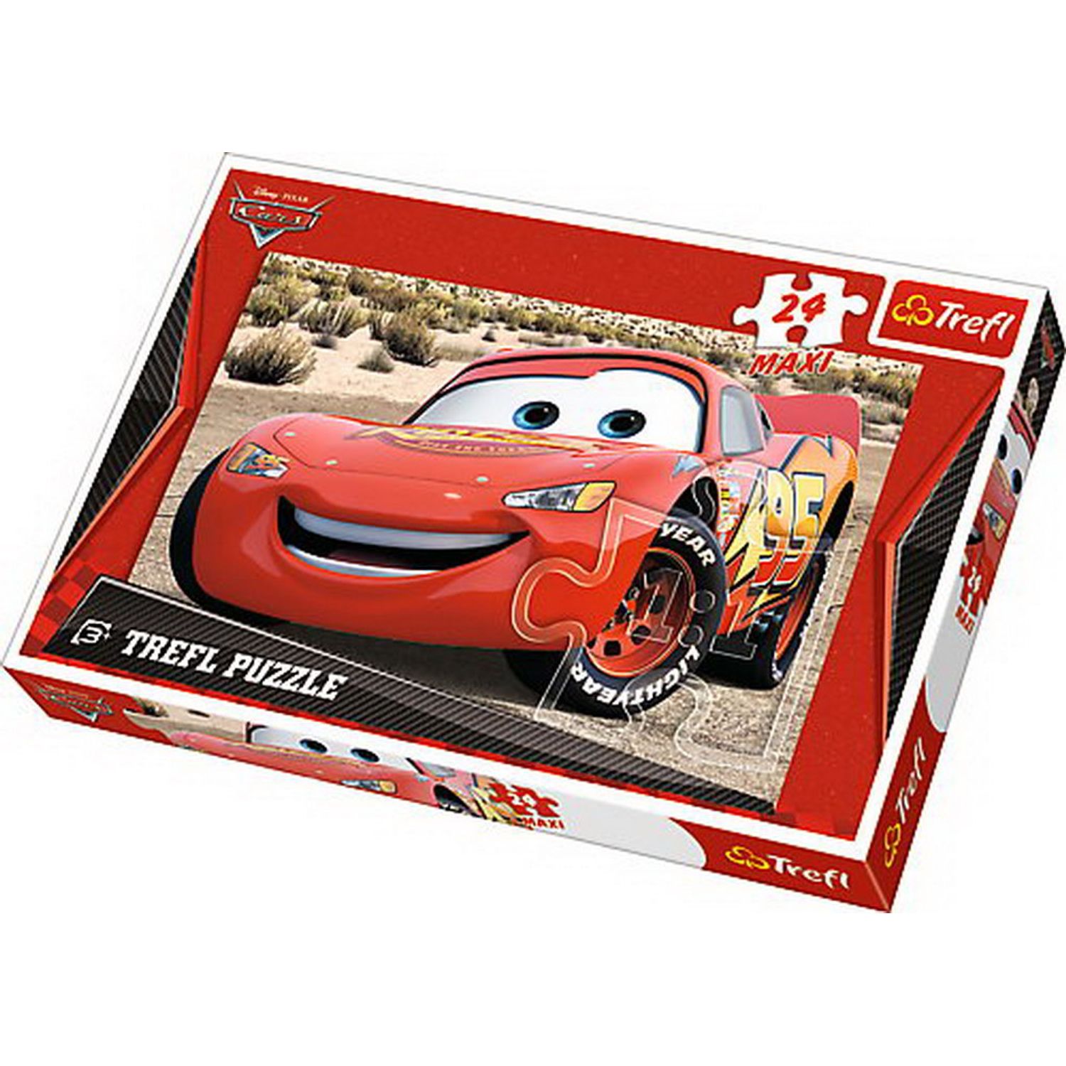 PUZZLE TREFL 24 MAXI FULGER MCQUEEN fotografia produsului