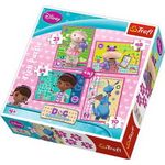 PUZZLE TREFL 4IN1 DOCTORITA PLUSICA fotografia produsului