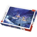 PUZZLE TREFL 1500 CABANA INTRE MUNTI fotografia produsului