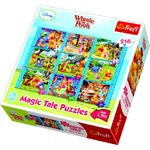 PUZZLE TREFL 9IN1 POVESTILE LUI WINNIE DE PLUS fotografia produsului