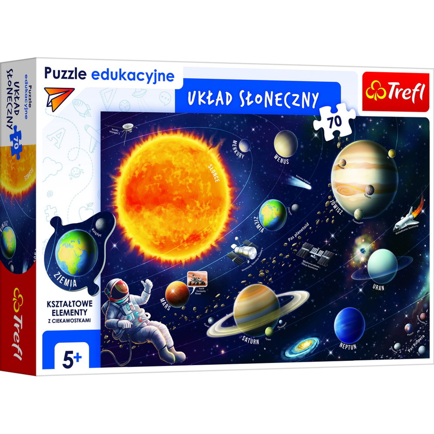 Puzzle Trefl Educational 70 Sistemul Solar fotografia produsului