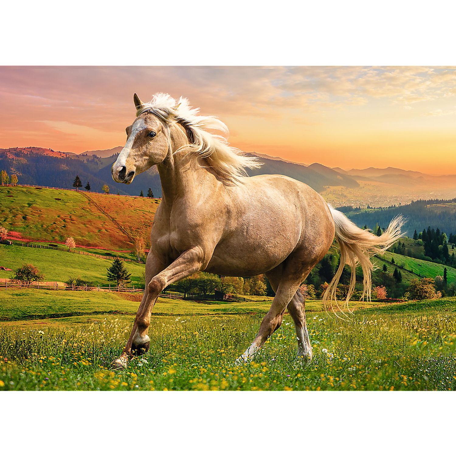 Puzzle Trefl 500 Cal La Galop In Asfintit fotografia produsului View 2 L
