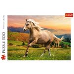 Puzzle Trefl 500 Cal La Galop In Asfintit fotografia produsului View 3 S
