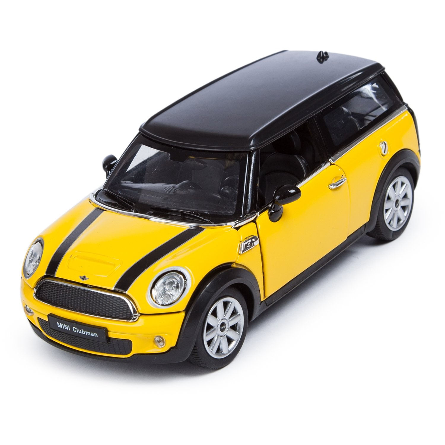 Masinuta Metalica Mini Cooper Clubman Galben Scara 1 La 24 fotografia produsului