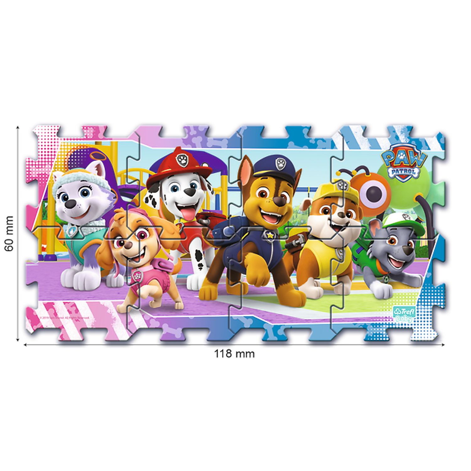 Puzzle De Podea Din Spuma Paw Patrol fotografia produsului View 3 L