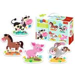 Puzzle Trefl Baby Clasic Viata La Sat fotografia produsului View 3 S