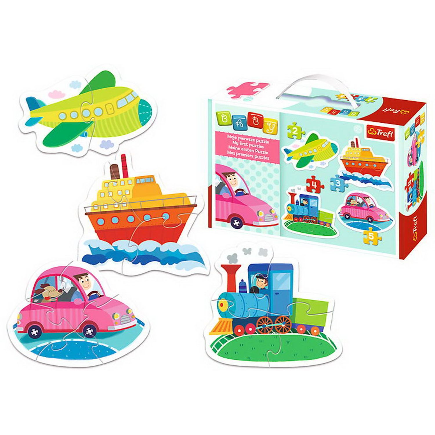 Puzzle Trefl  Baby Clasic Vehicule fotografia produsului View 3 L