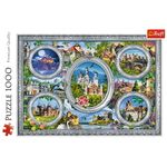 PUZZLE TREFL 1000 CASTELE CELEBRE fotografia produsului View 3 S