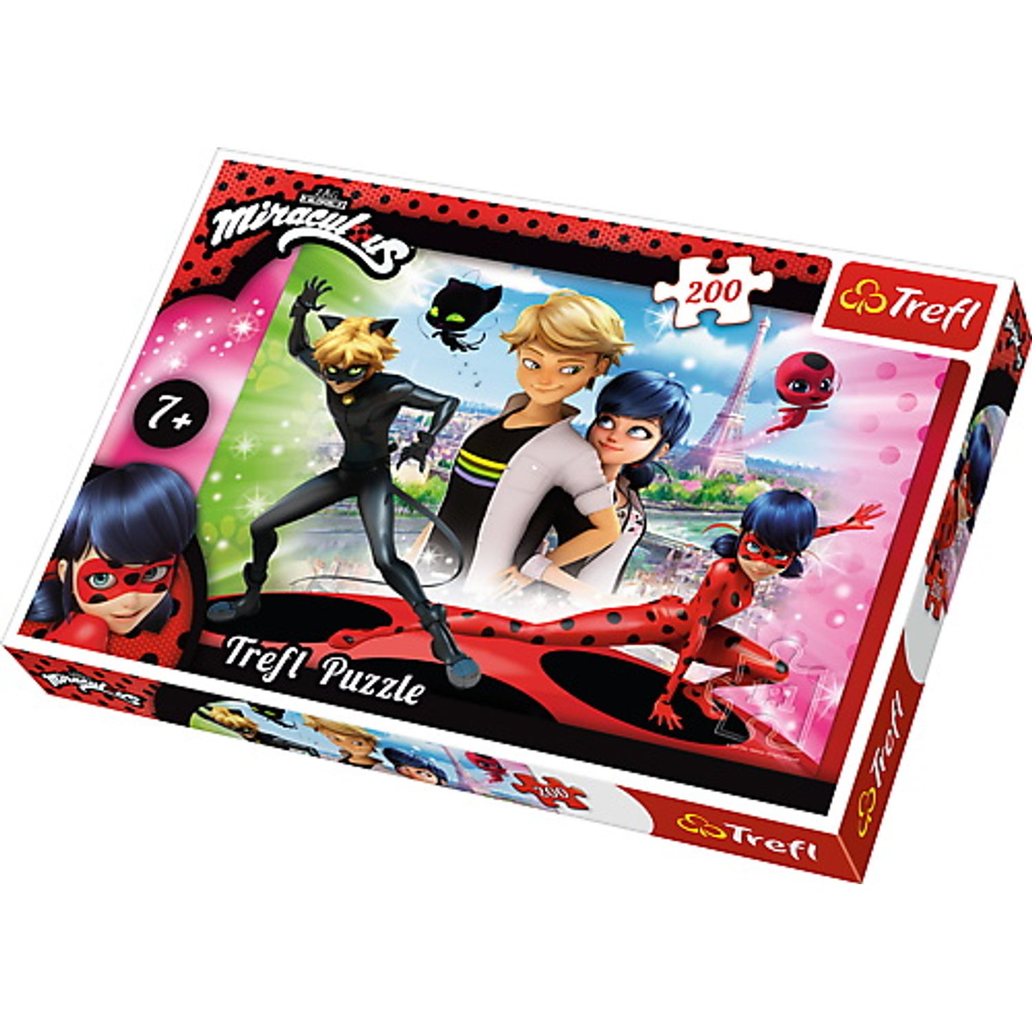 Puzzle Trefl 200 Marinette Si Adrien fotografia produsului